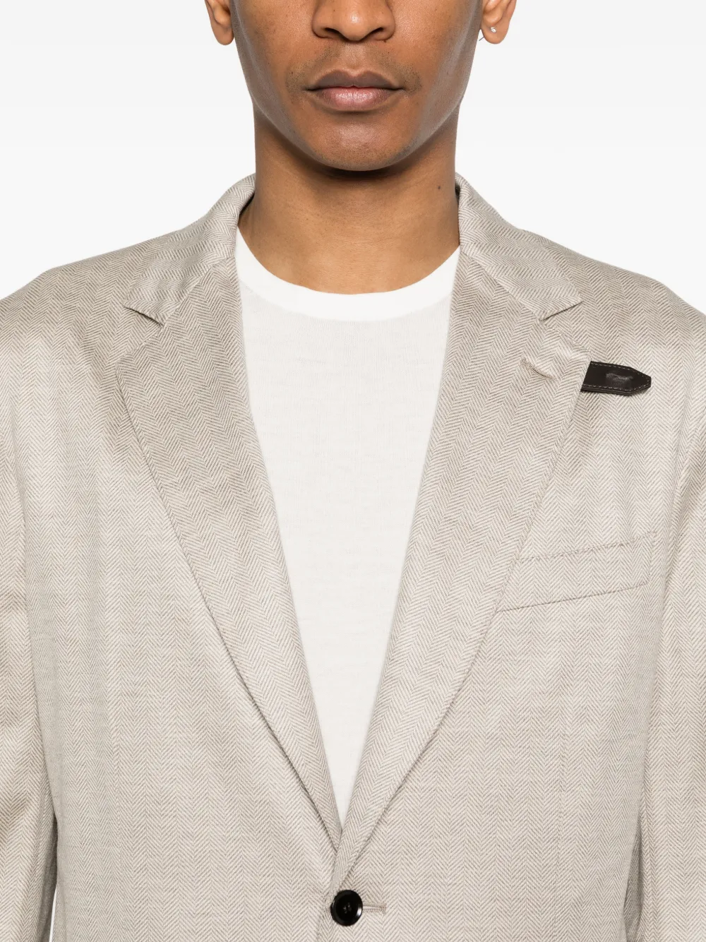 Brioni ボタン ジャケット | ニュートラル | FARFETCH JP
