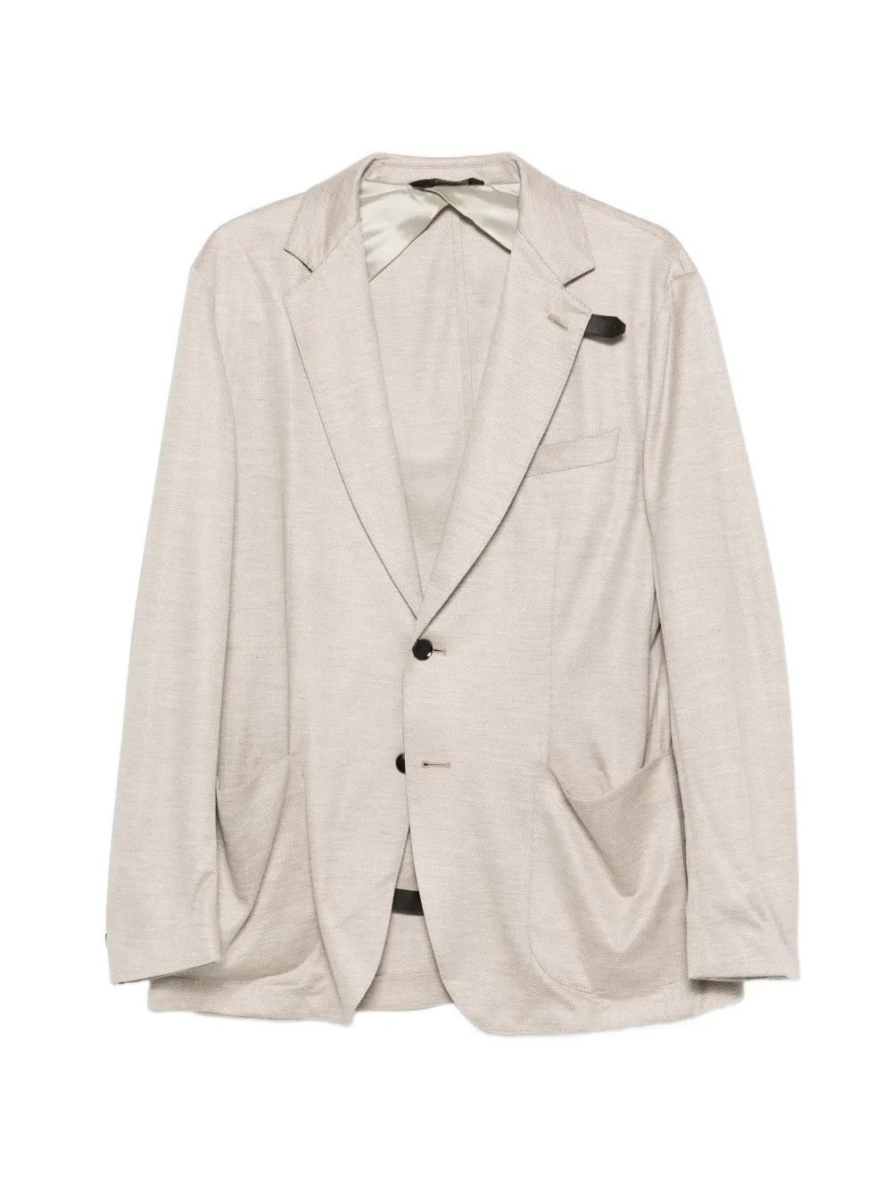 Brioni button notch blazer - Toni neutri