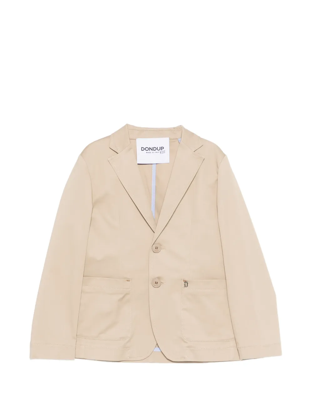 DONDUP KIDS buttoned blazer - Toni neutri