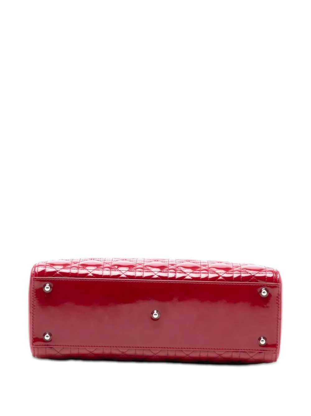 2010 Large Patent Cannage Lady Dior Satchel