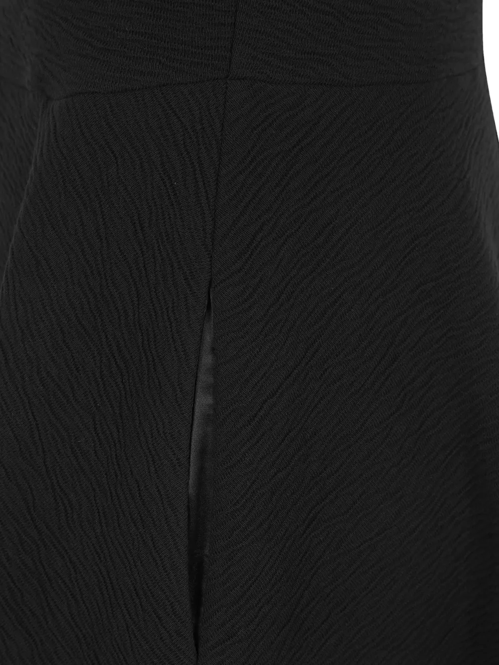 Emporio Armani Mouwloze jurk met textuur Zwart