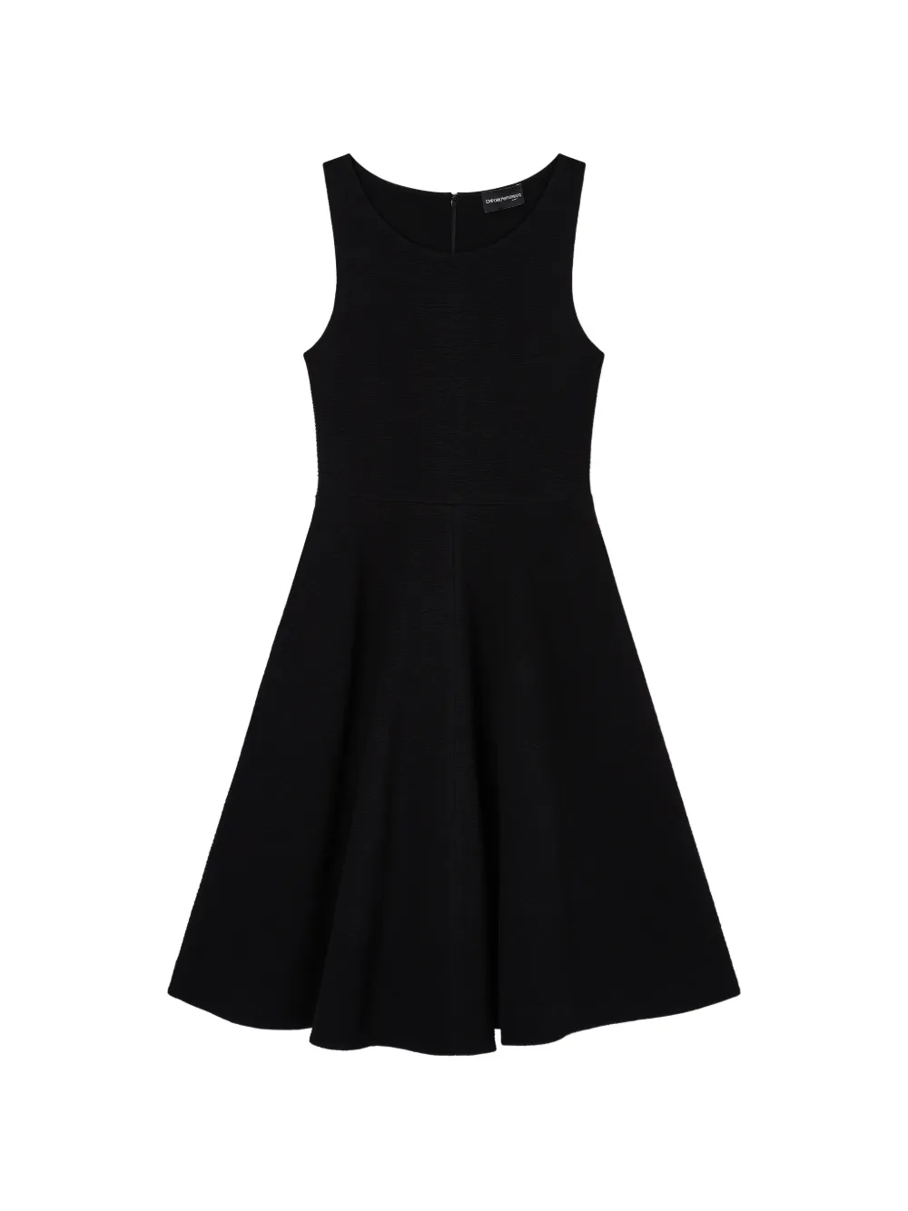 Emporio Armani textured sleeveless dress · 38