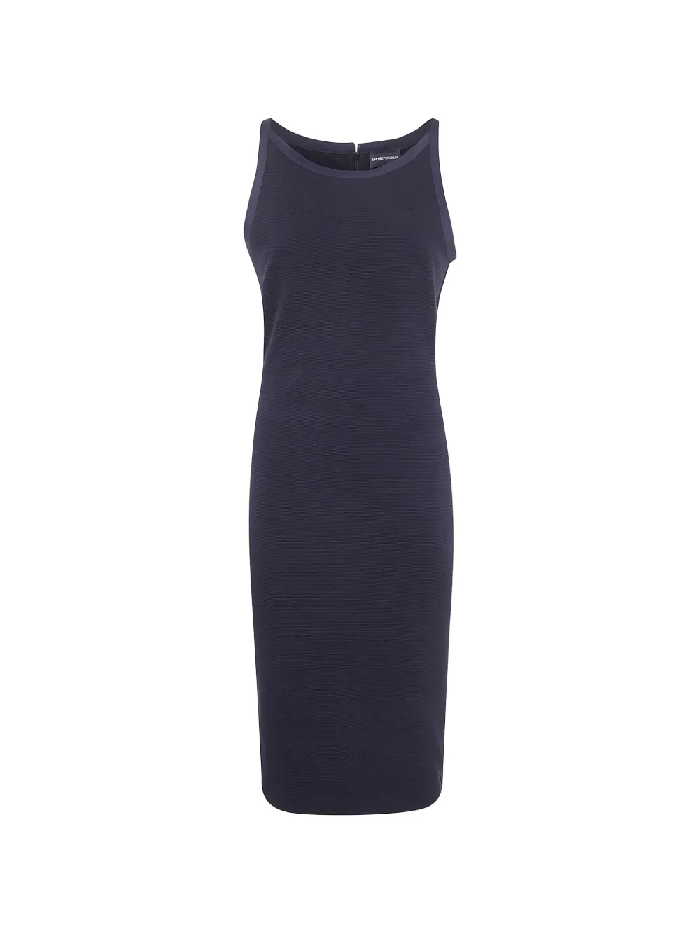 Emporio Armani ribbon trim dress - Nero