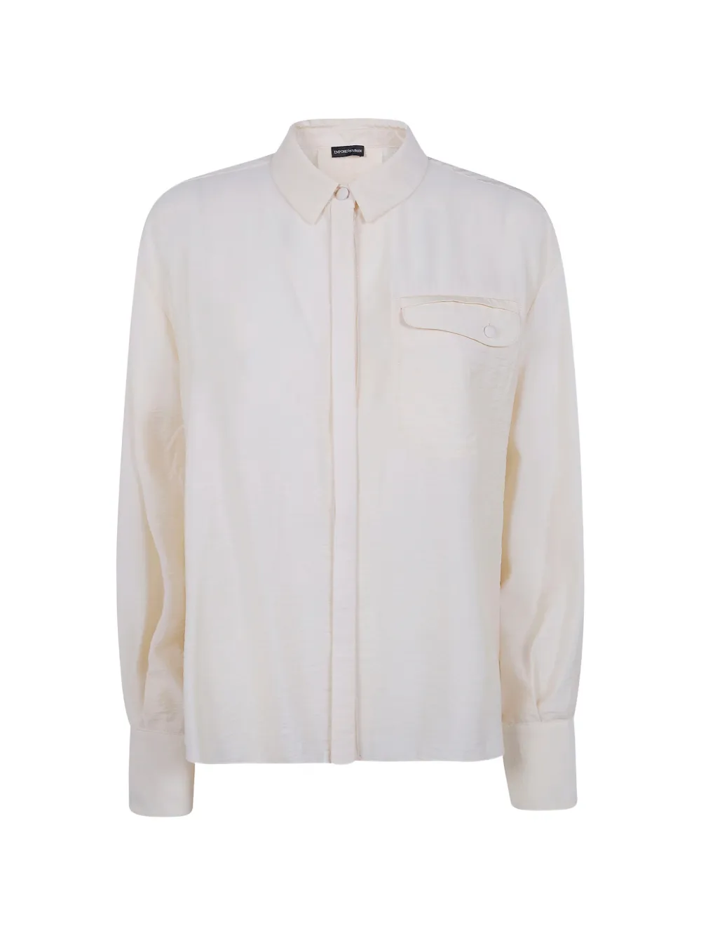 Emporio Armani long-sleeve pocket shirt - Toni neutri