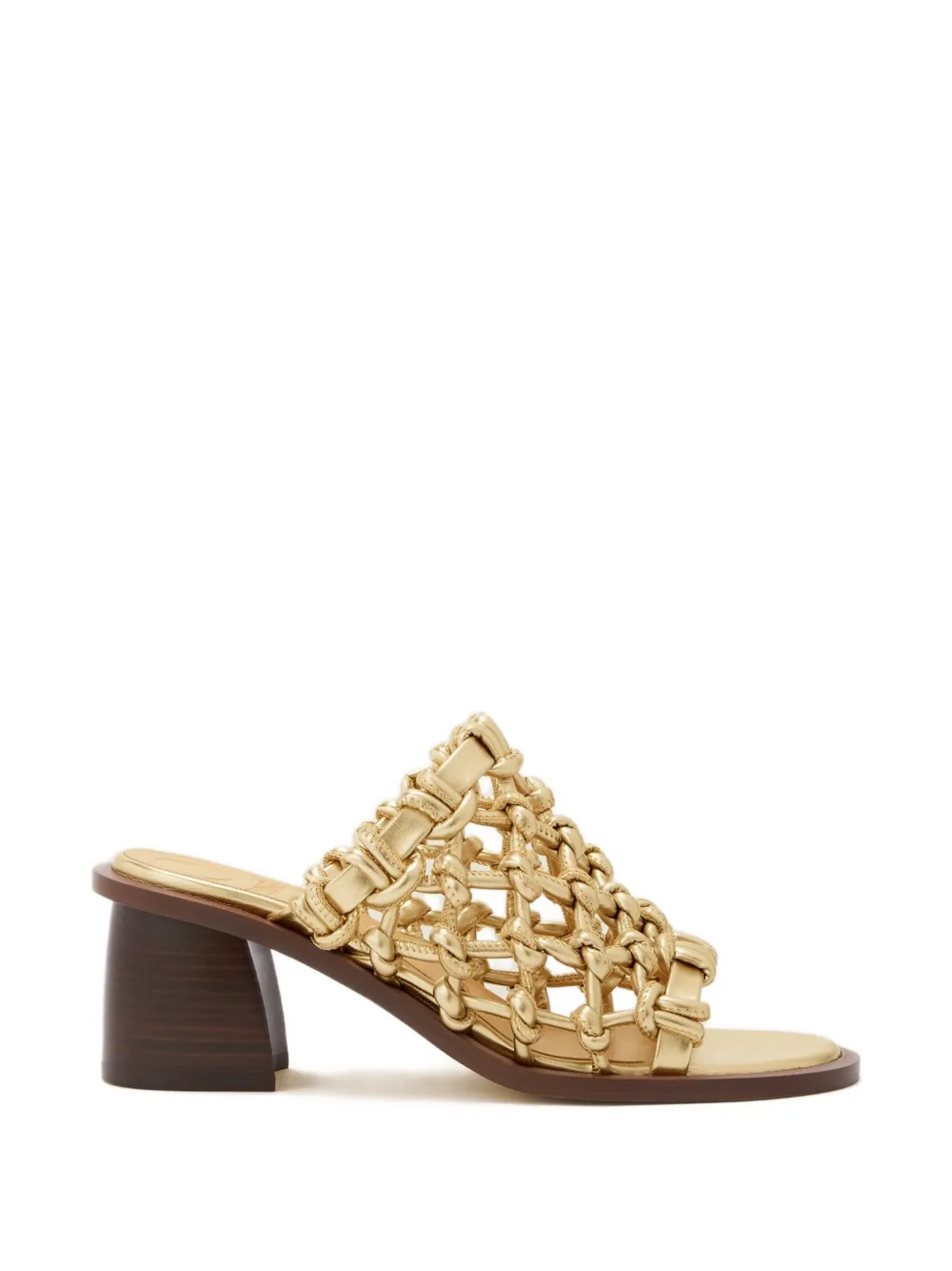 Odissì Nour braided-vamp sandals - Oro