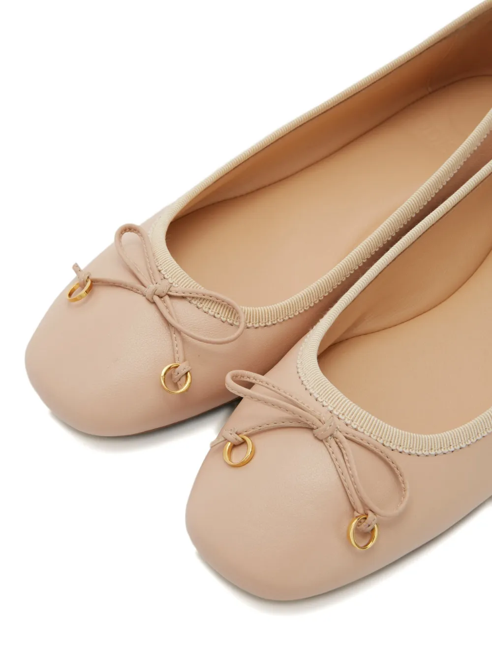 Odissì Lou ballerina's met strikdetail Roze