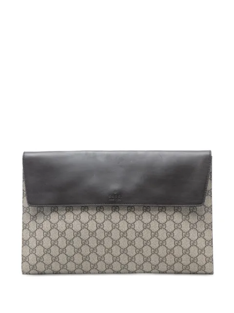 Gucci Pre-Owned 2016-2025 GG Supreme Envelope clutch bag