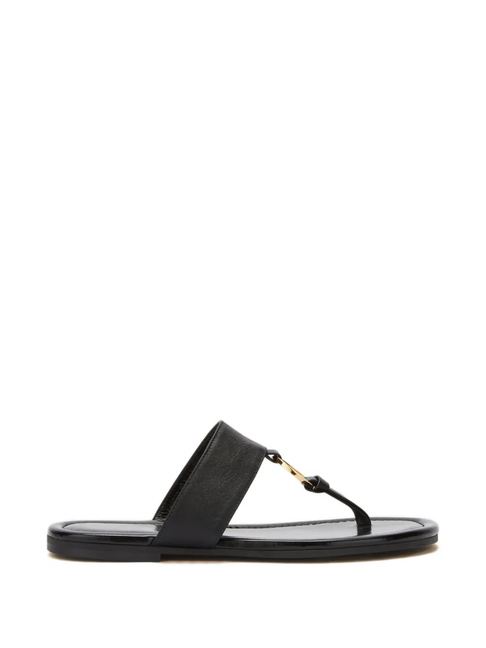 ODISSI Olivia sandalen met ringdetail Zwart