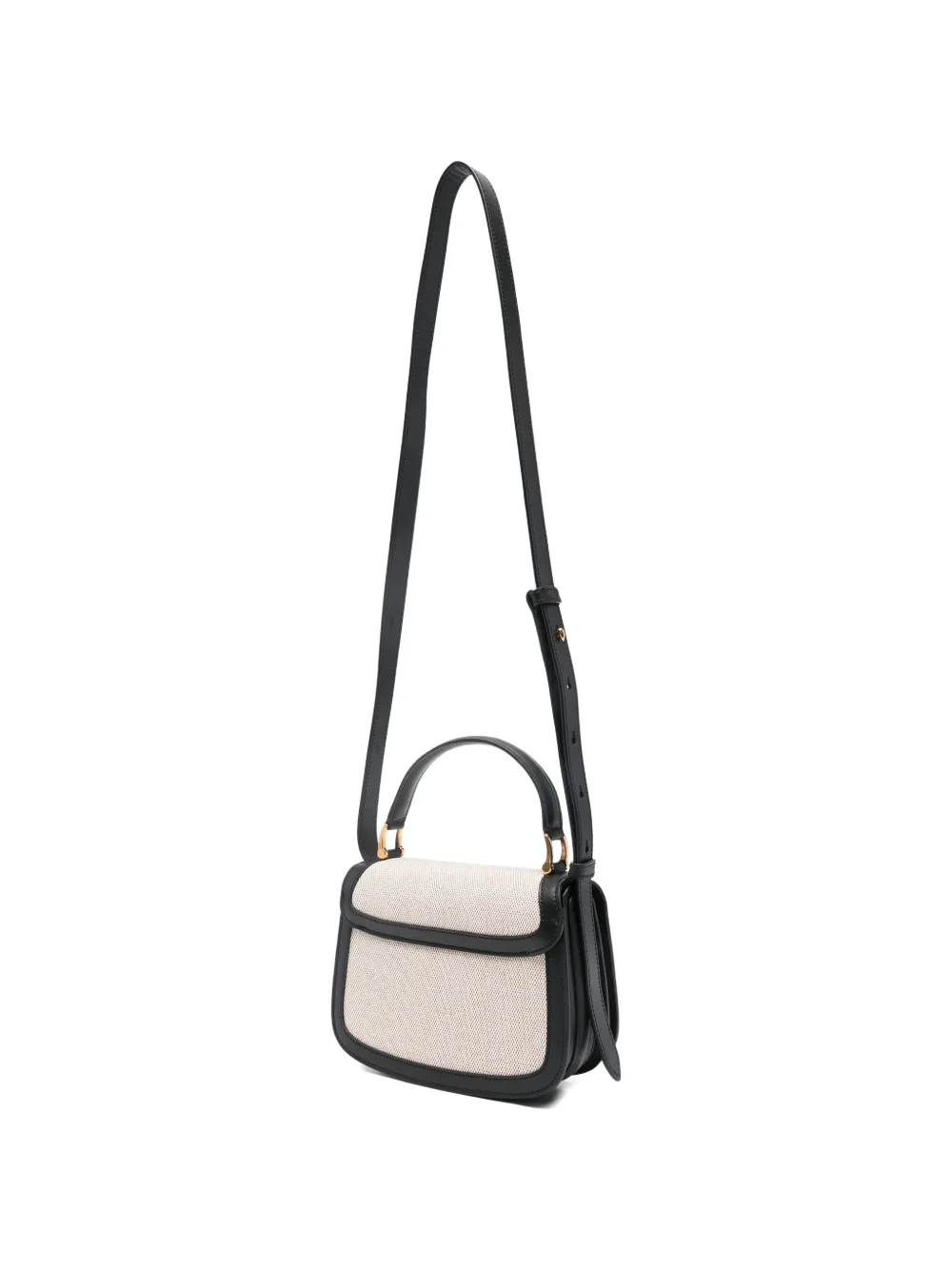 AMI Paris Shopper met handgreep detail Beige