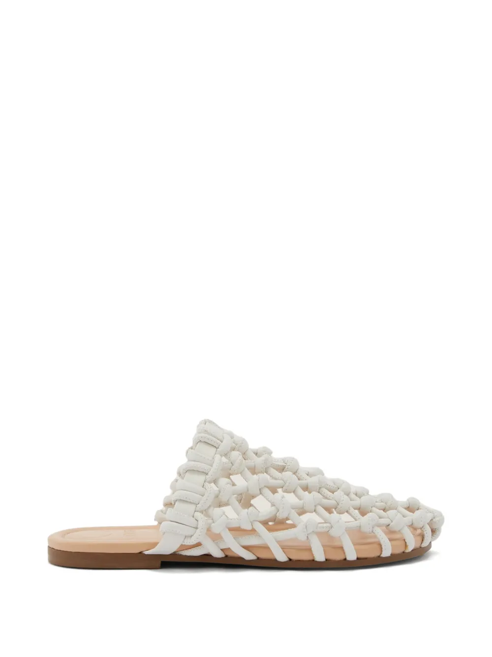 Odissì Nour braided slippers - Weiß