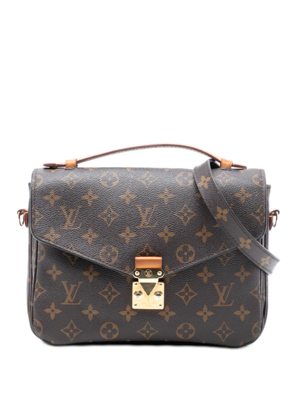 Louis Vuitton Pre-Owned 2015 Monogram Pochette Metis satchel - Marrone
