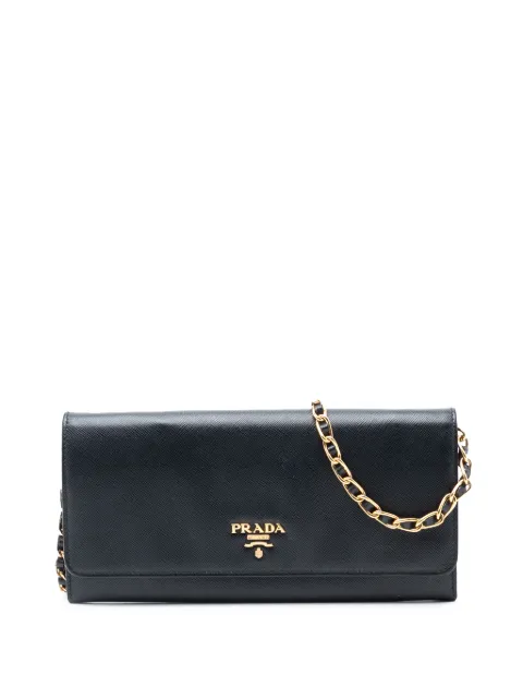 Prada Pre-Owned 2013-2025 Saffiano Lux Wallet On Chain crossbody bag