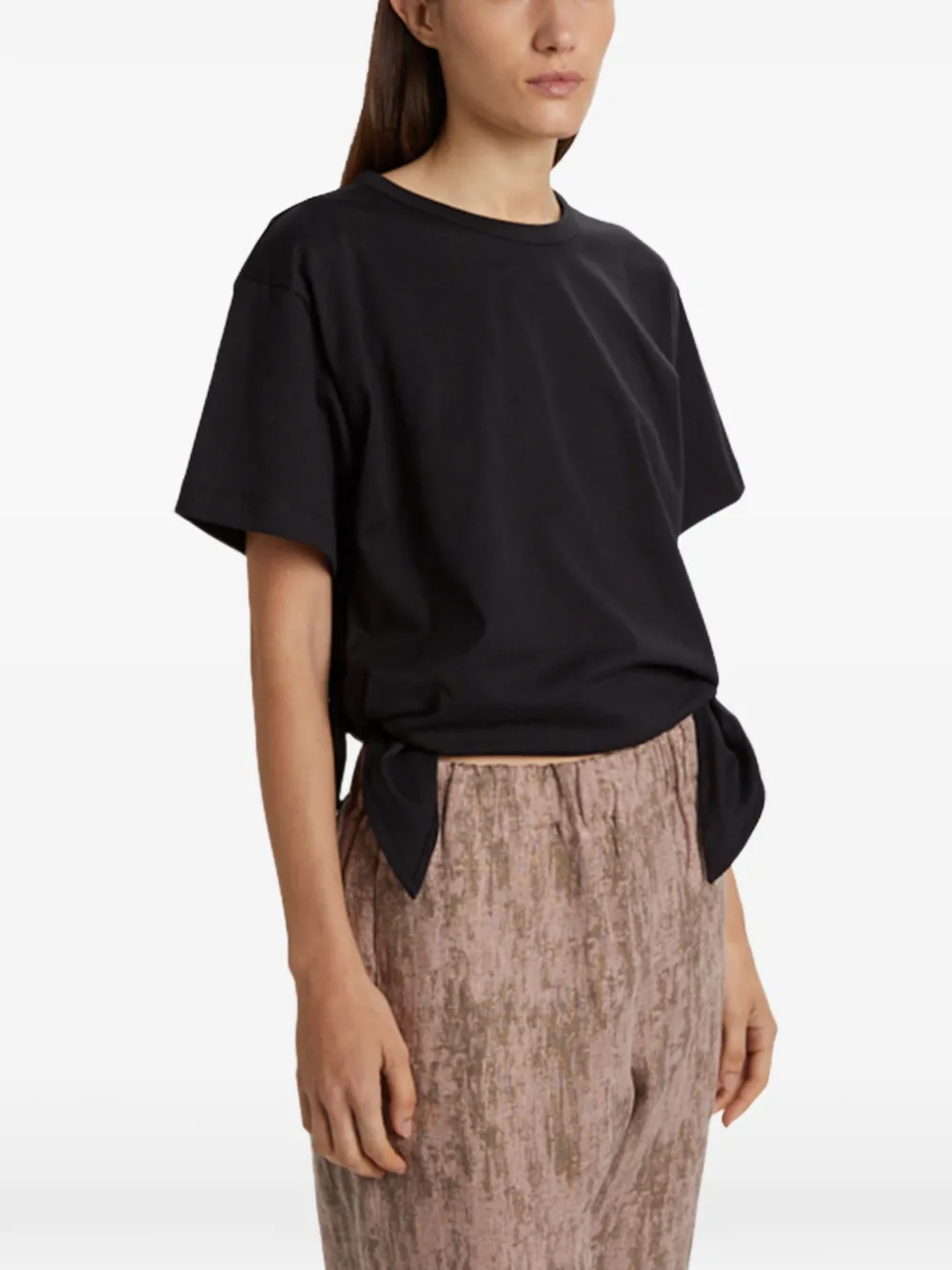 Phisique Du Role tie-side T-shirt - Nero
