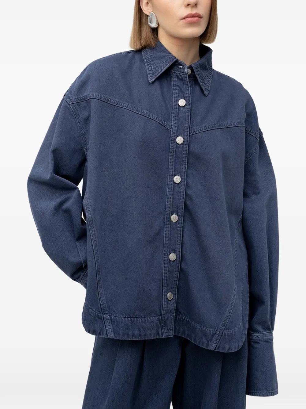  Boss Button-up Shirt - Blue 