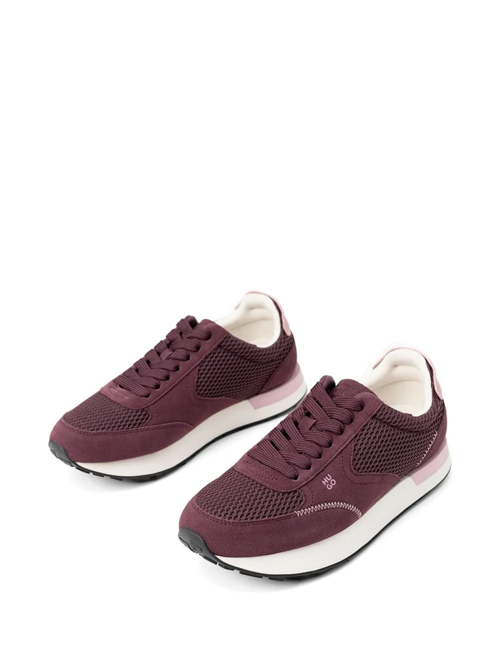 HUGO Sneakers met logo Paars