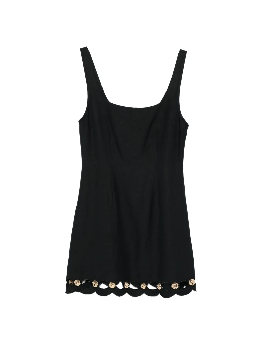 Simkhai Abito corto con bordo a smerlo - Nero