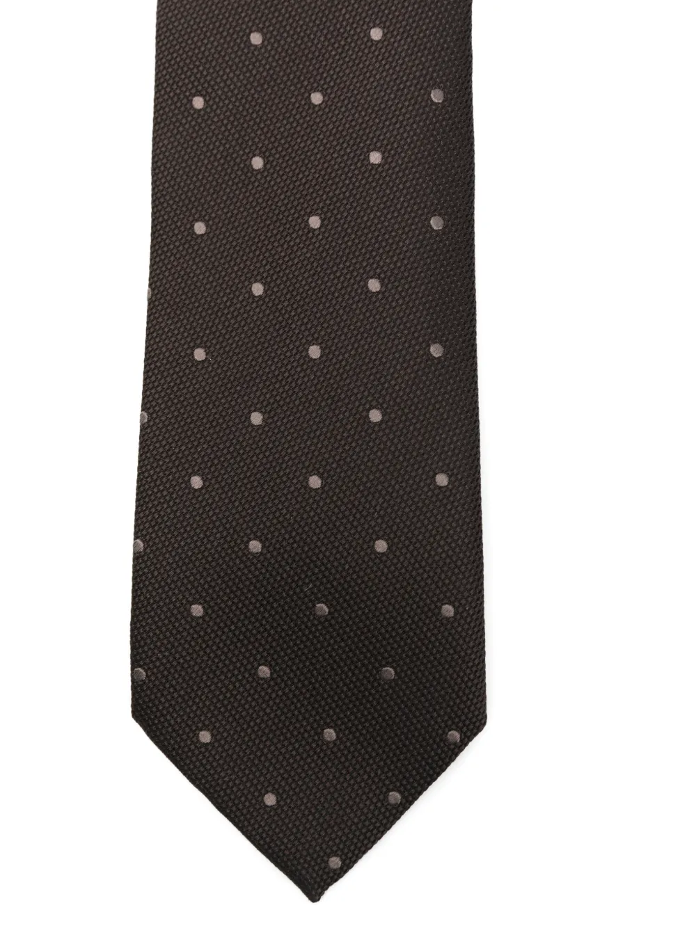  Tom Ford Polka Dot Tie - Brown 