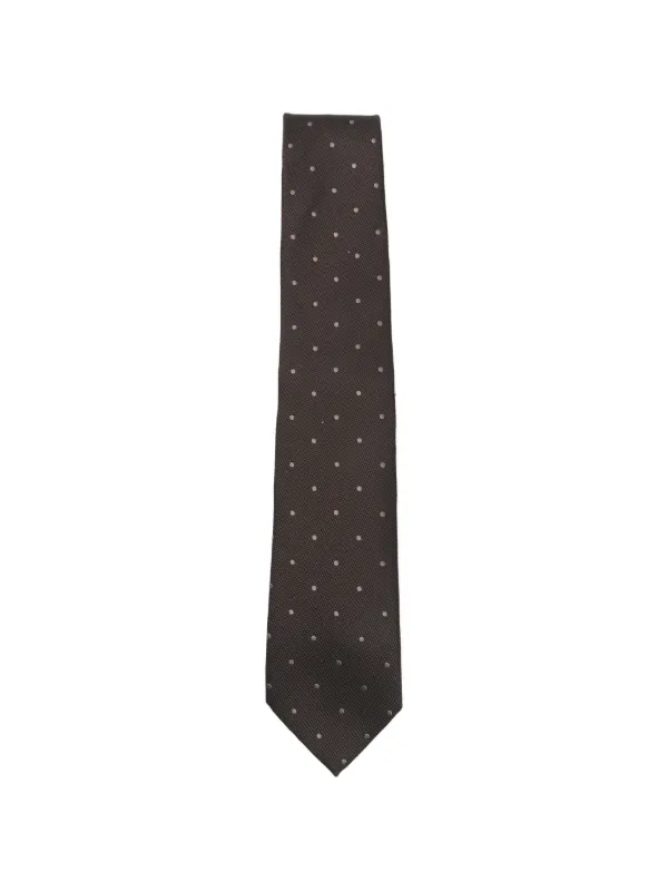 Tom Ford Polka Dot Tie in Brown