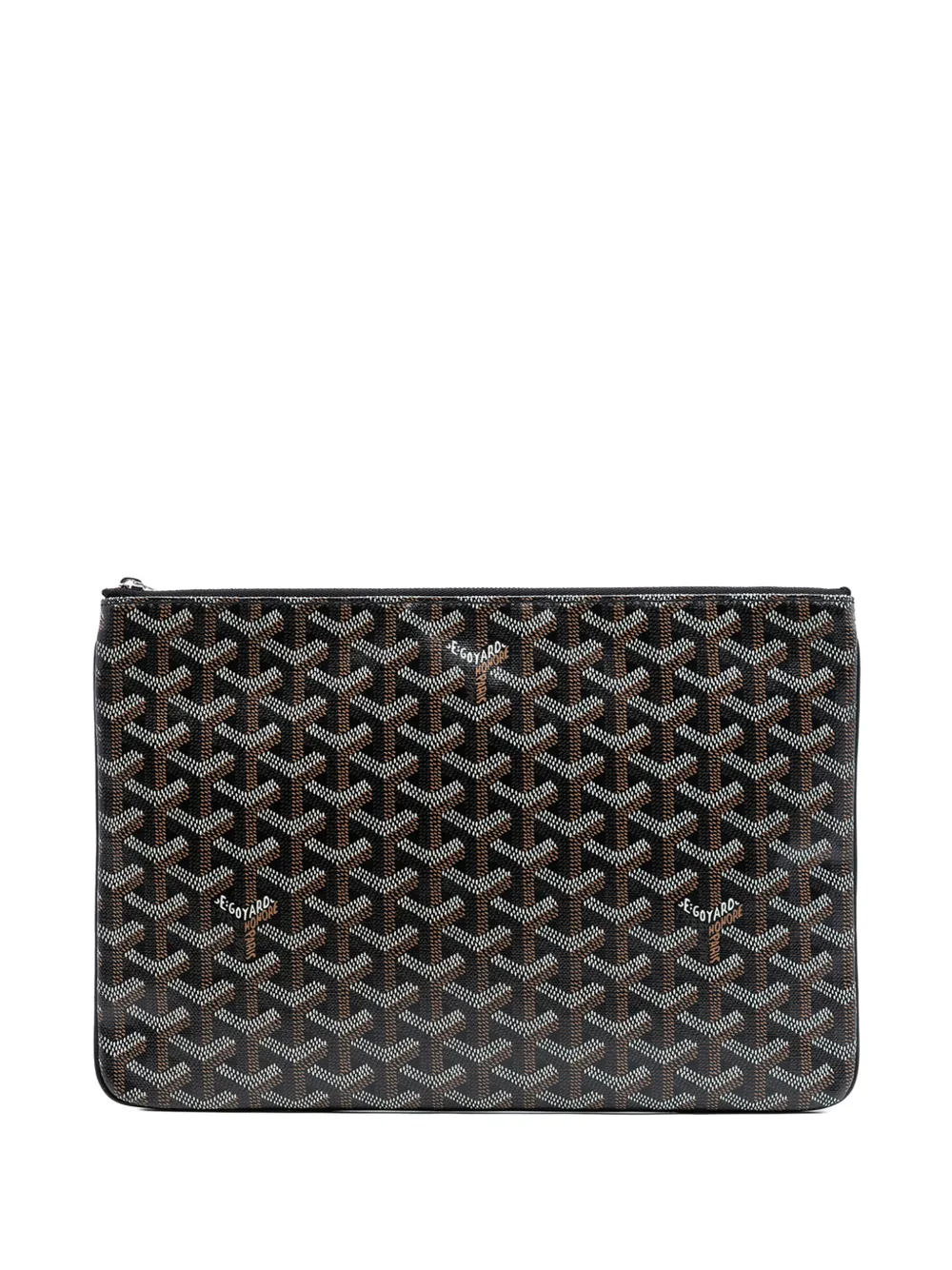 Goyard Pre-Owned 2018 Goyardine Senat MM clutch bag - Nero