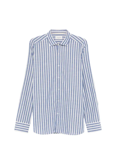 Tintoria Mattei camisa con rayas estampadas