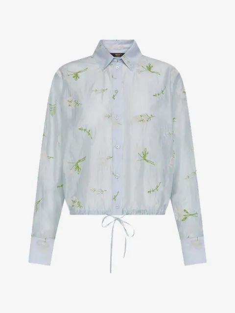 Seventy embroidered long-sleeve shirt