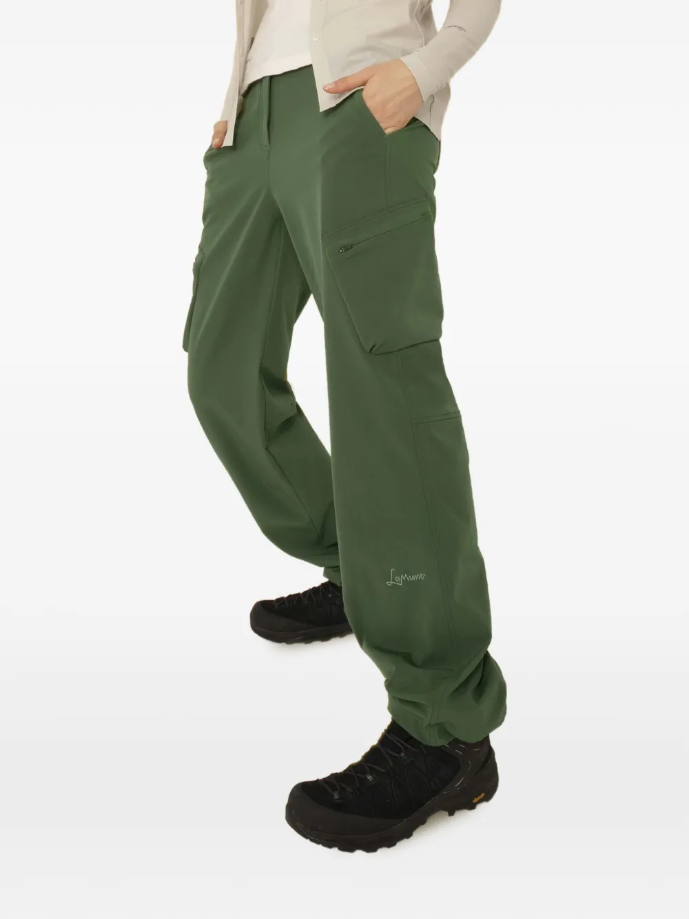LAMUNT cargo-pocket trousers - Verde