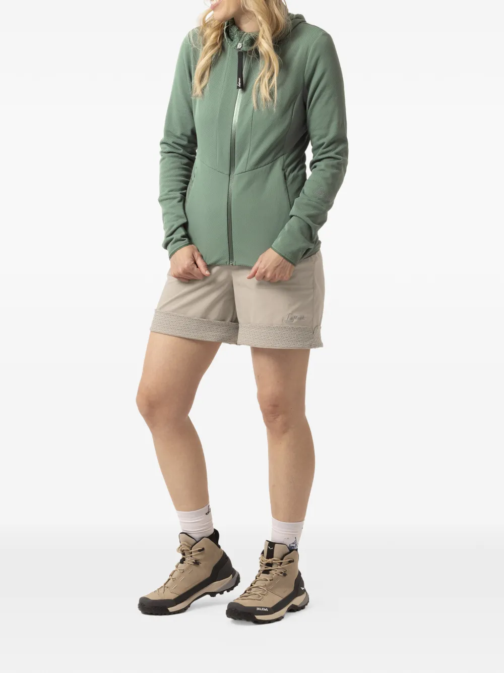  Lamunt Violet Hooded Zip-up Jacket - Green 