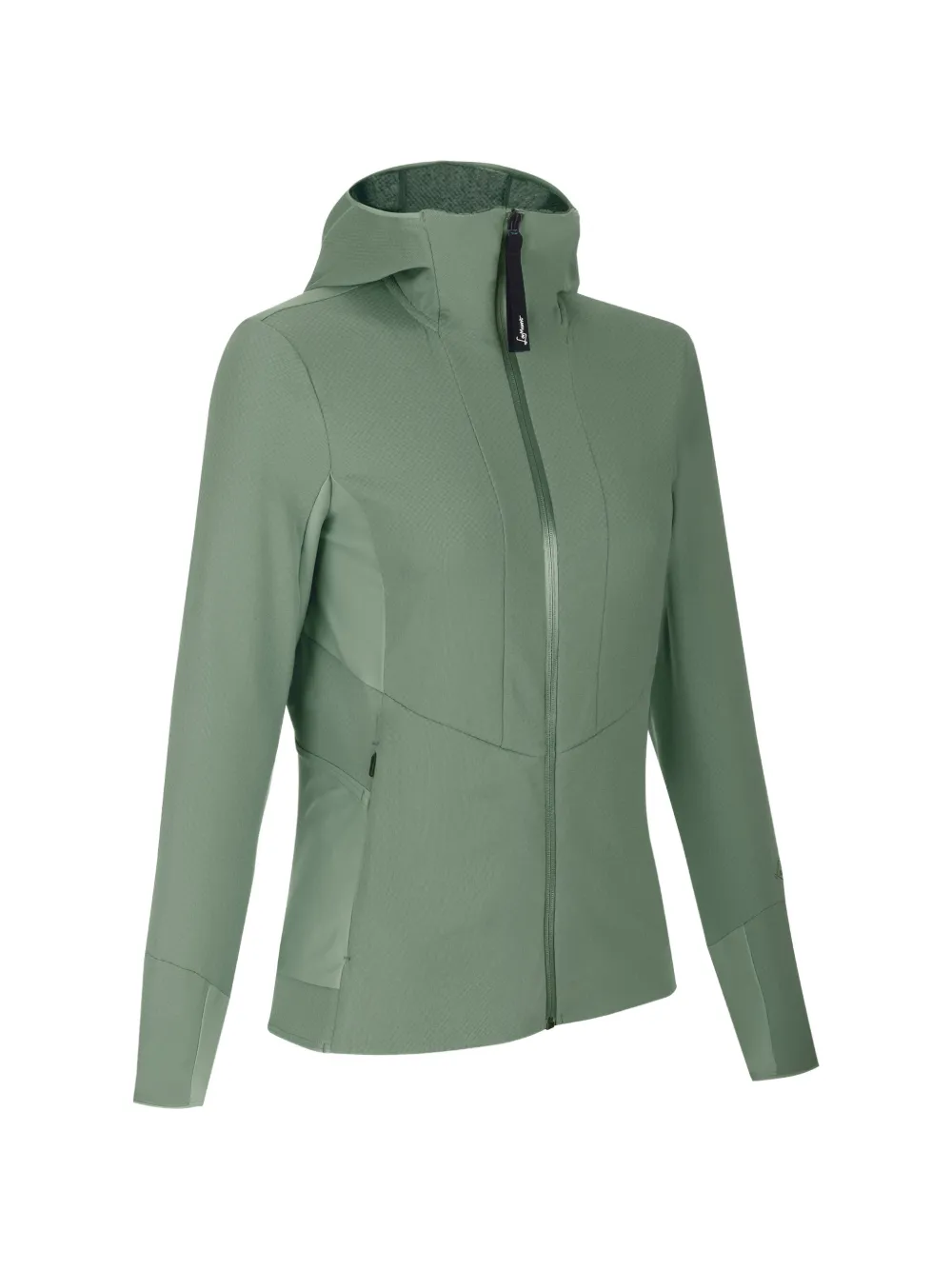 LAMUNT Violet hooded zip-up jacket - Verde