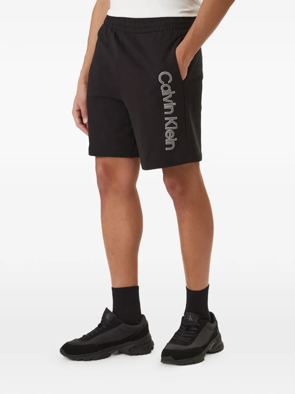 Calvin Klein logo-detail shorts - Nero