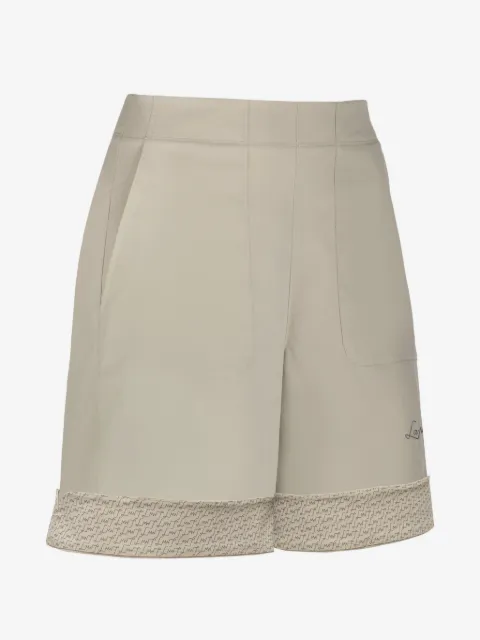 LAMUNT logo-detail shorts