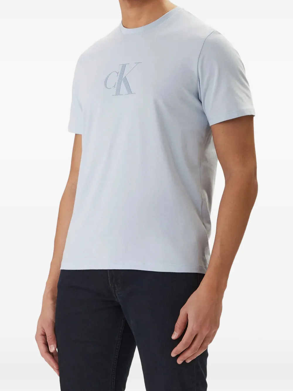 Calvin Klein round neck T-shirt - Blau