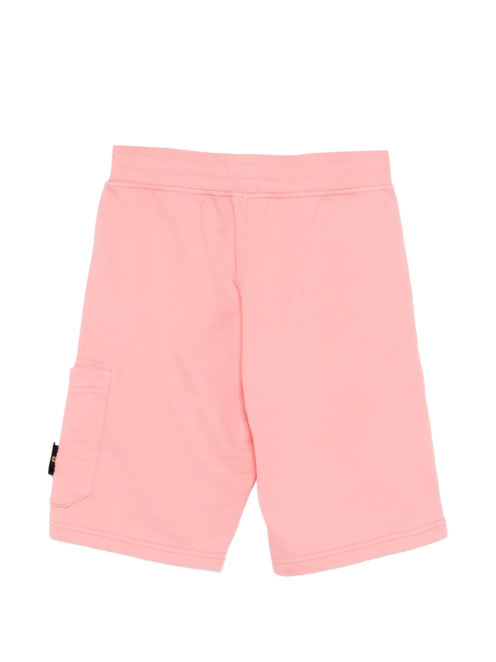  Stone Island Junior Logo-patch Shorts - Pink 
