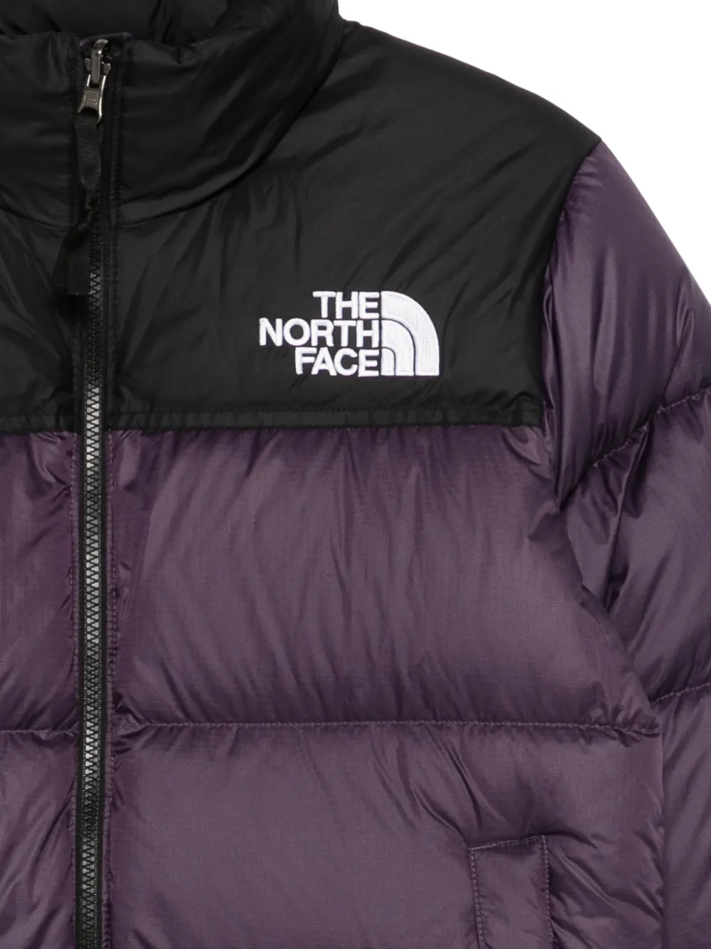  The North Face Zip Padded Jacket - Purple 