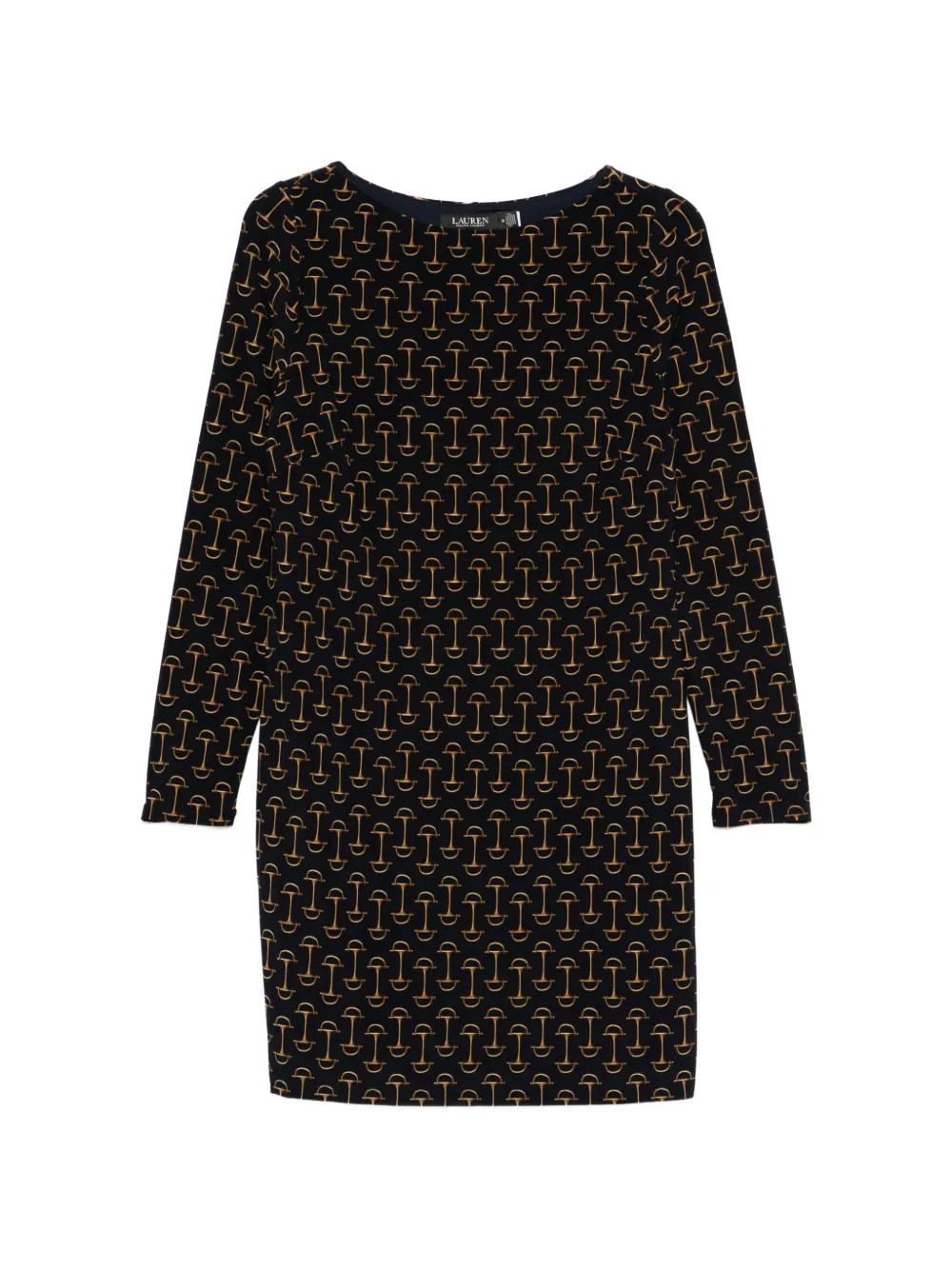 Lauren Ralph Lauren Abito corto con motivo - Blu