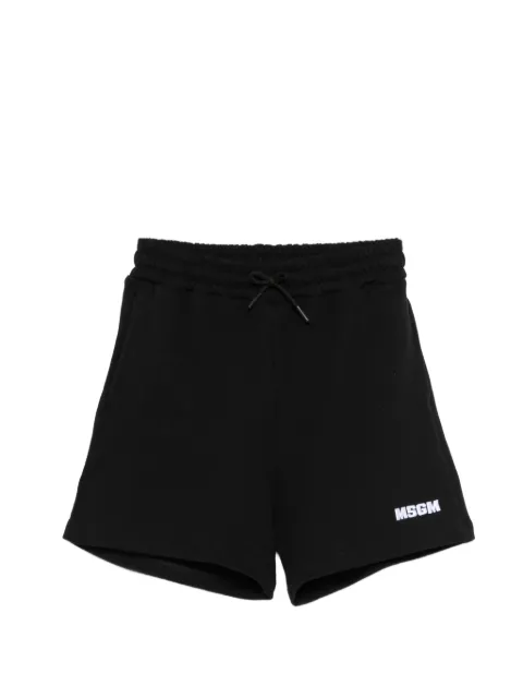 MSGM Kids logo track shorts