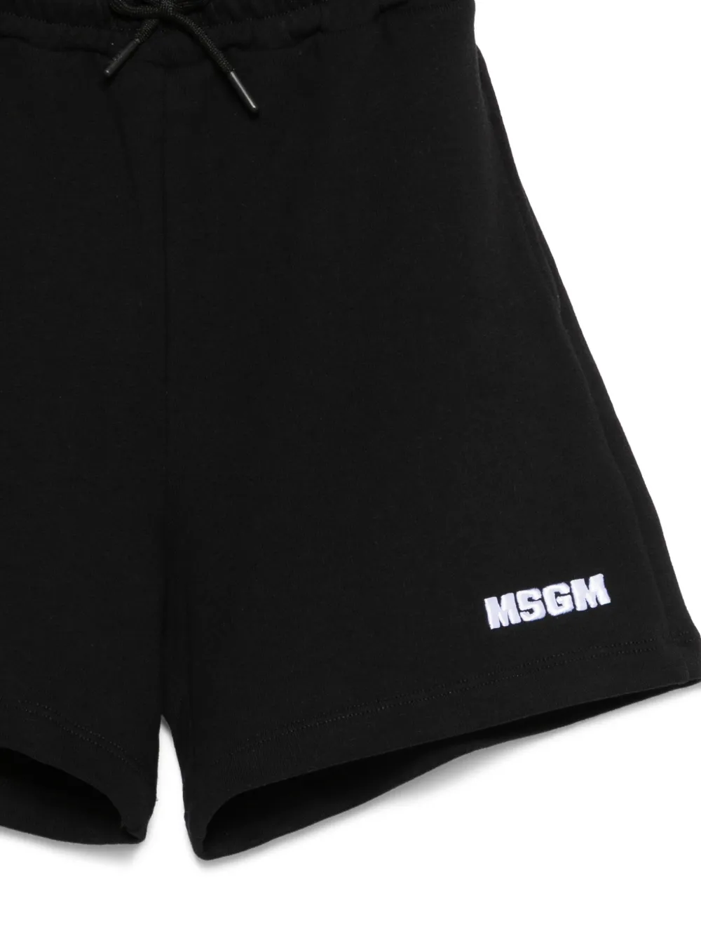 MSGM Kids Trainingsshorts met logo Zwart
