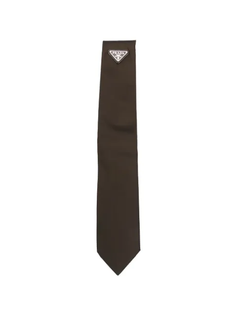 Prada tringle-logo tie