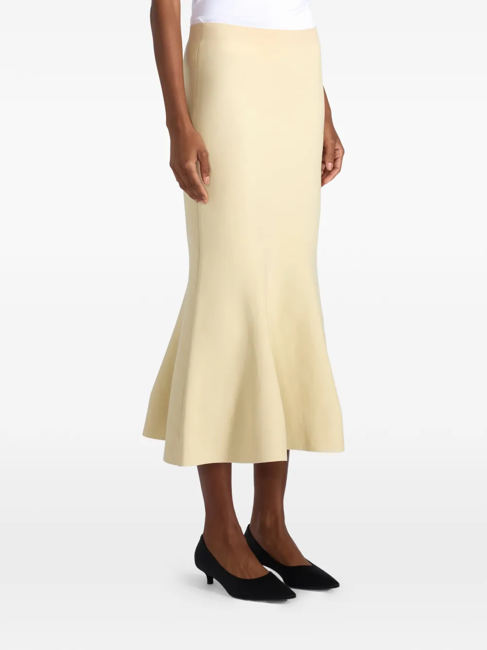 Liviana Conti flared skirt - Giallo