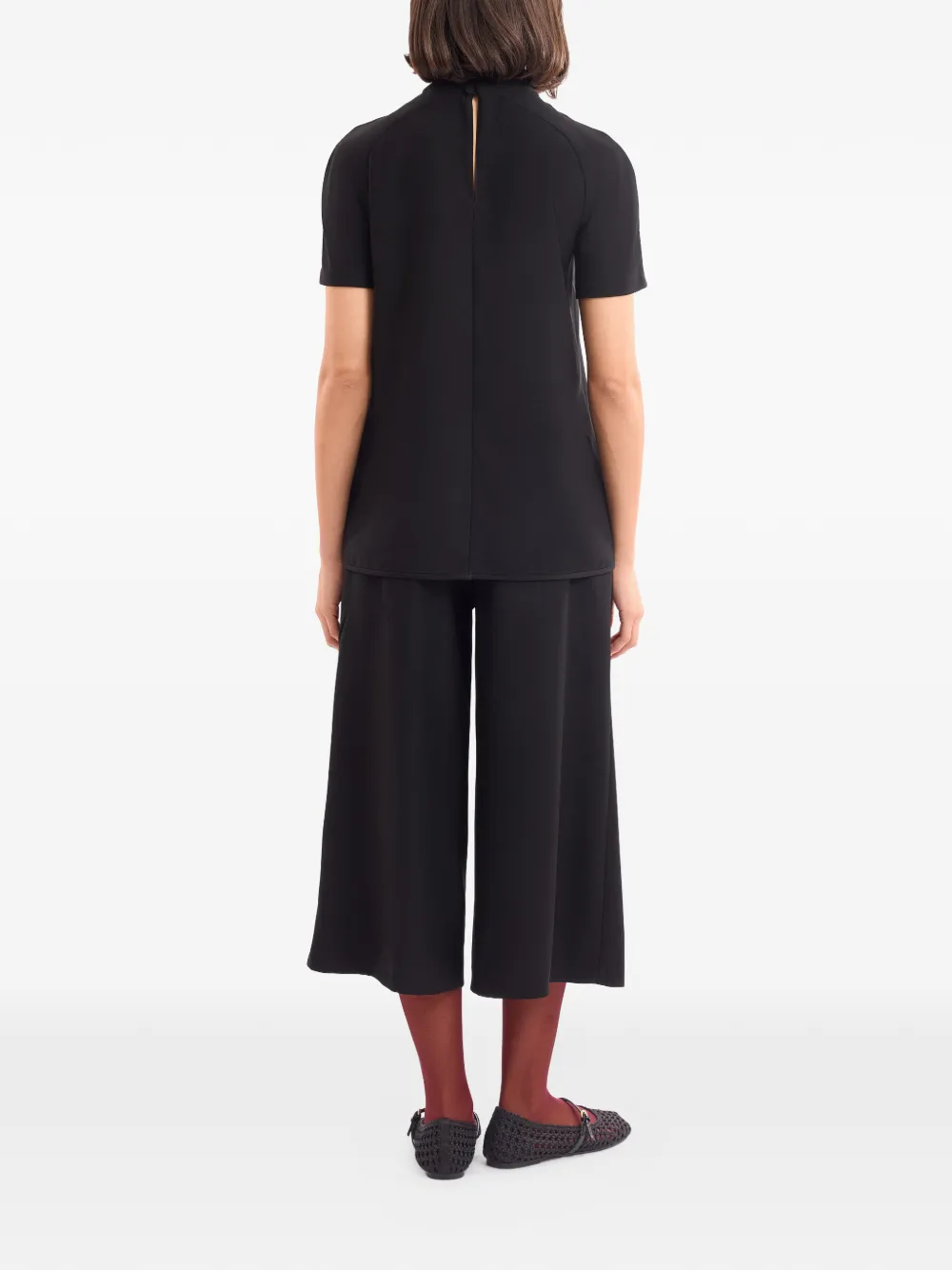 Gemy Maalouf Cropped broek Zwart