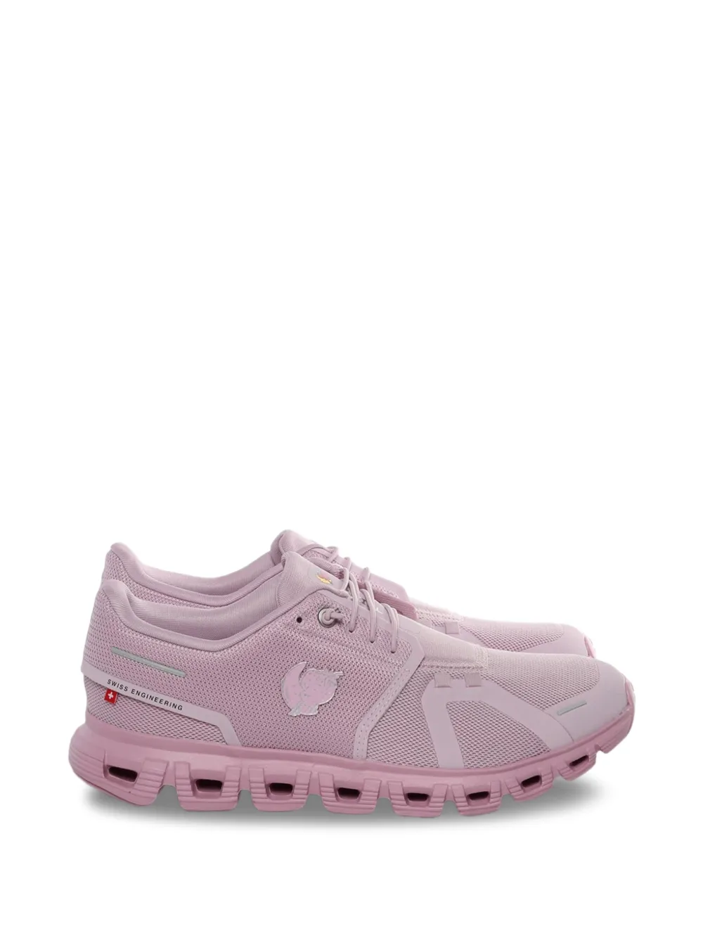 On Running logo patch sneakers | Pink | Image 1