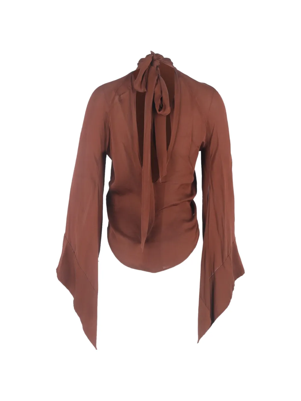 Keyhole Asymmetric Blouse