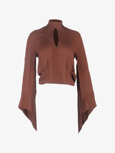 Petar Petrov keyhole asymmetric blouse