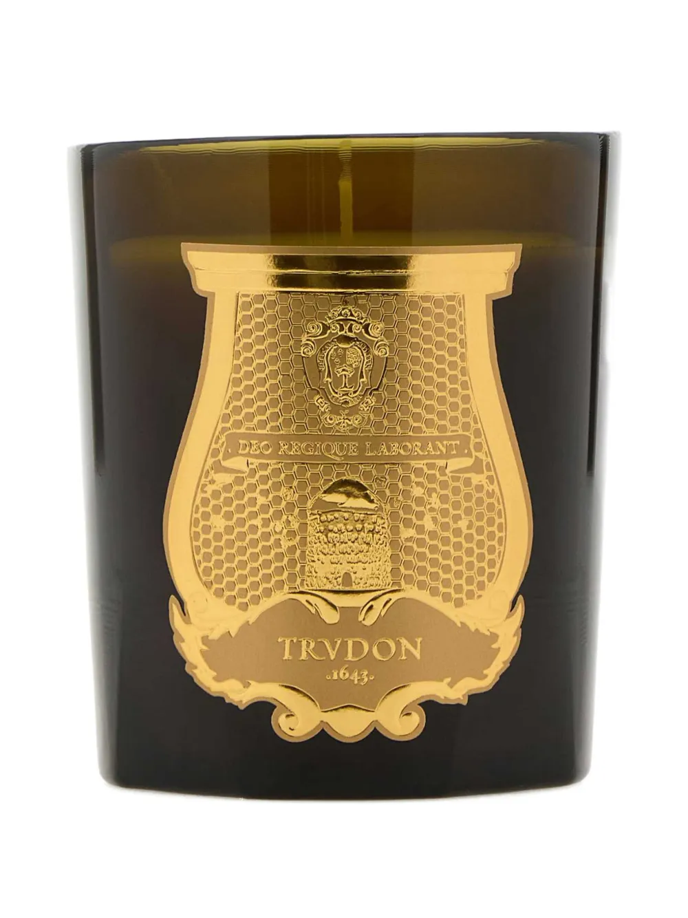 TRUDON logo-detail candle - Verde