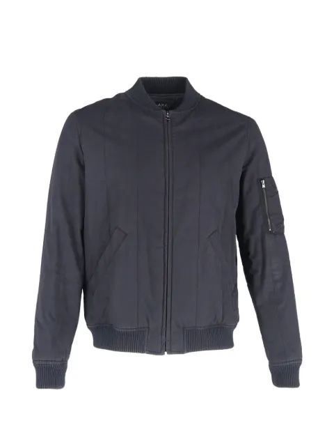 A.P.C. quilted bomber jacket