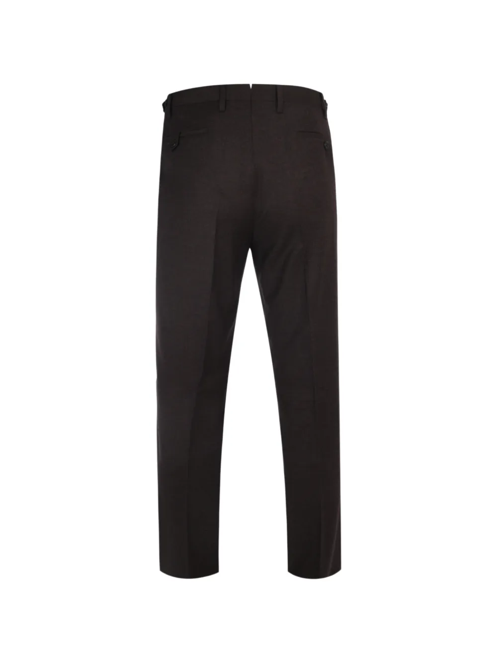 Corneliani Wollen broek met knopen Bruin