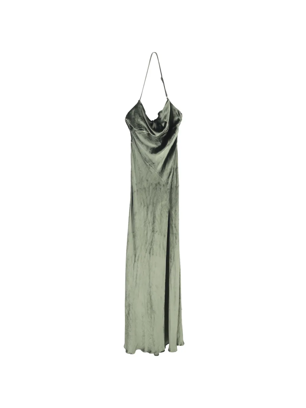 The Attico Leticia velvet dress - Verde
