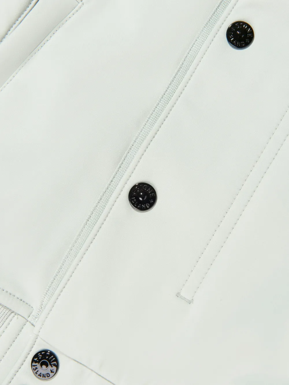 Stone Island Junior Jack met capuchon en badge Grijs