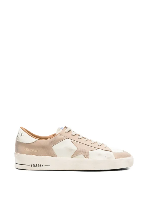 Golden Goose Stardan Star-detail Sneakers in Neutrals