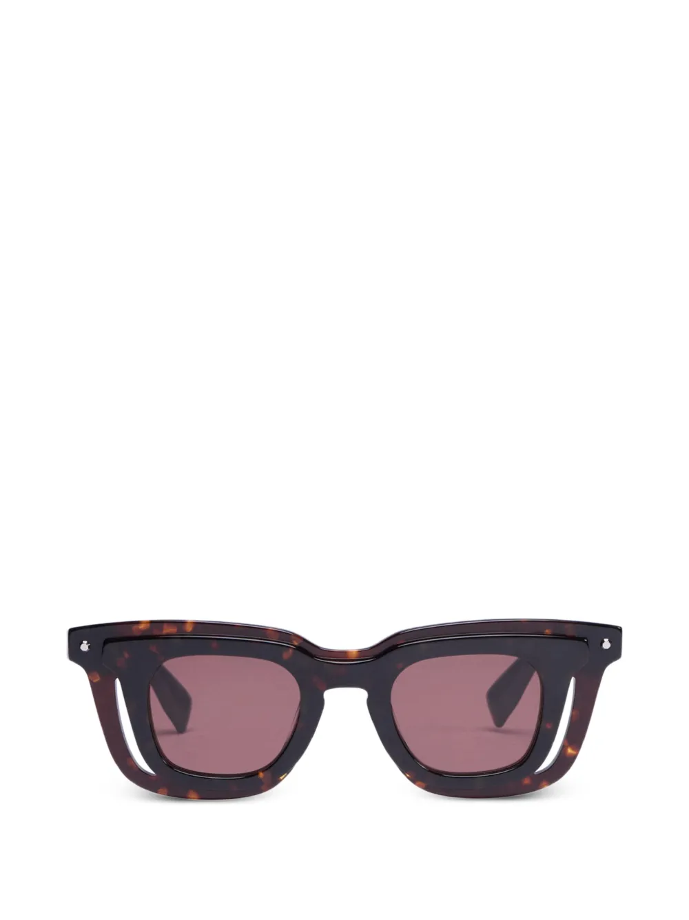 Viktor & Rolf Occhiali da sole squadrati - Marrone