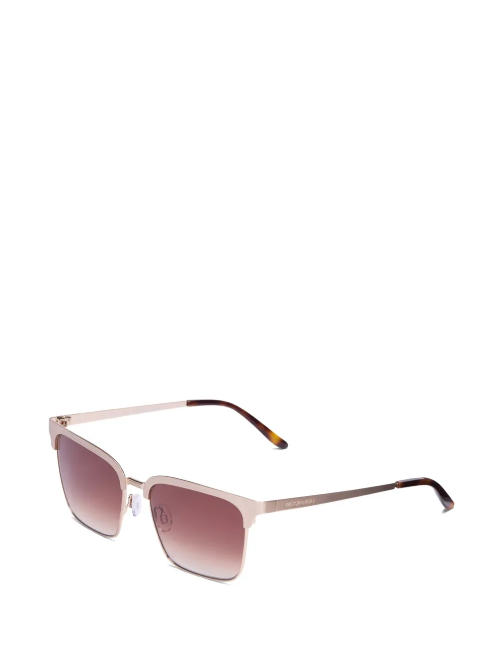  Viktor & Rolf Square-frame Sunglasses - Gold 